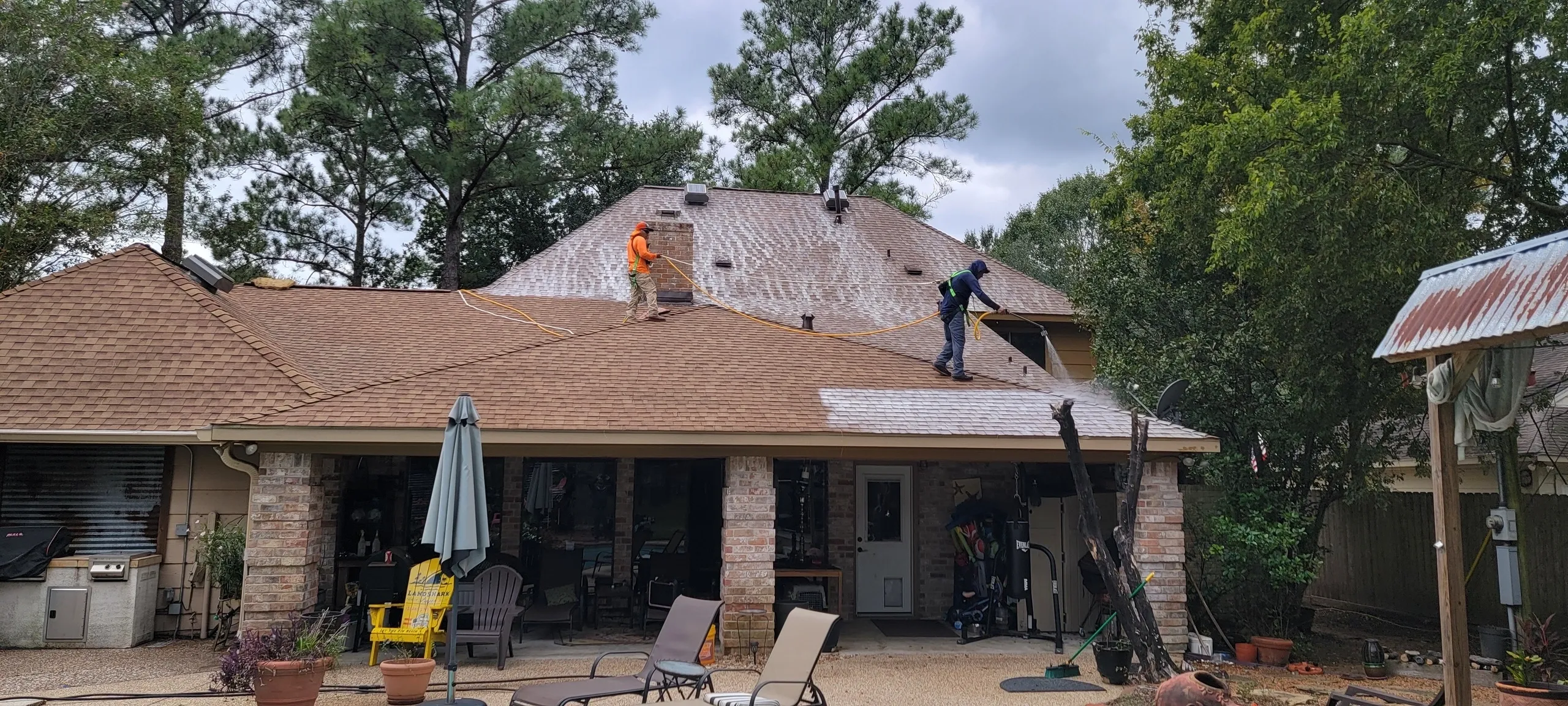 No Mess Gutters & Roofing providing roof restoration services