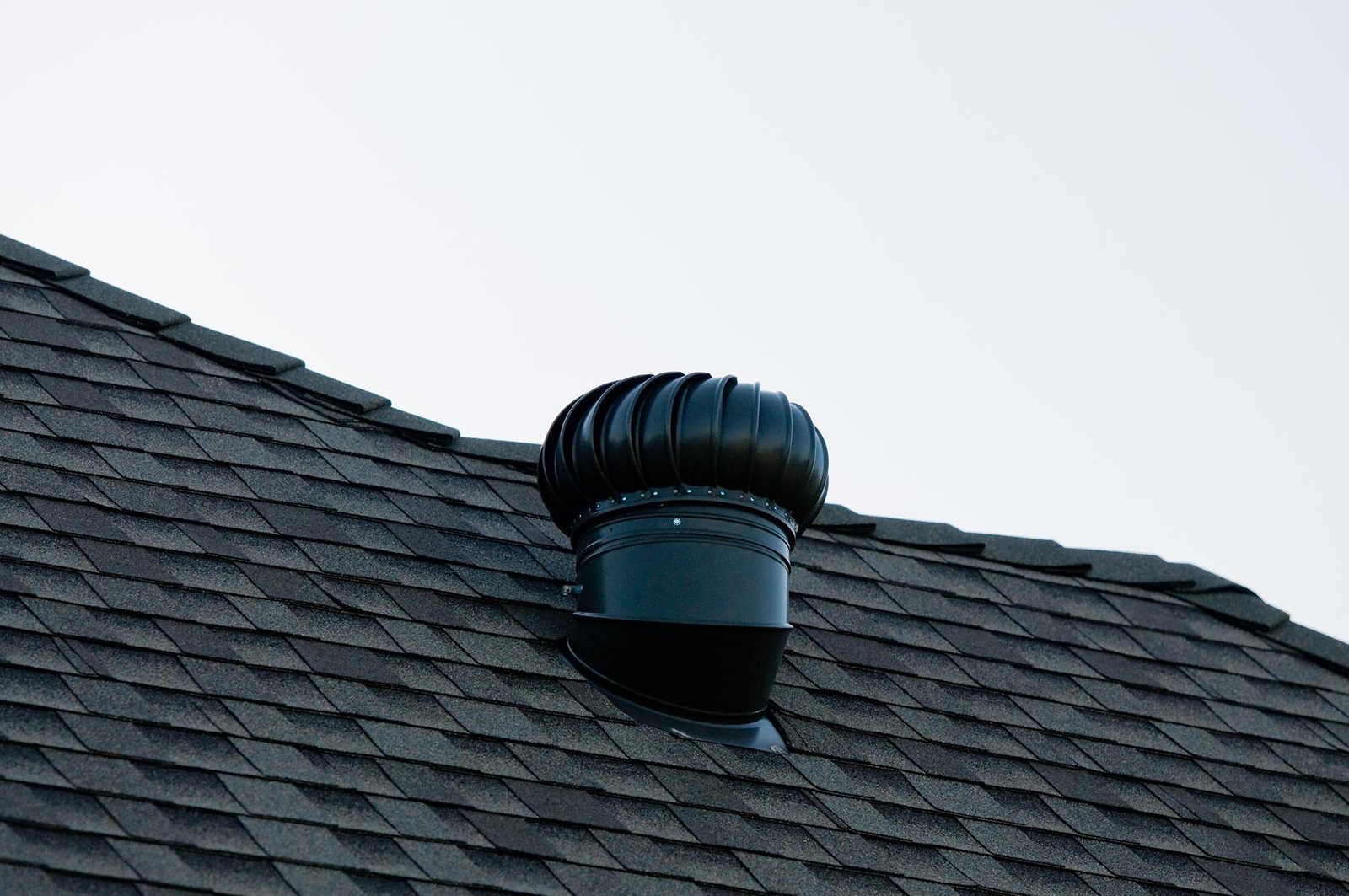 Roof ventilation on top of a roof.